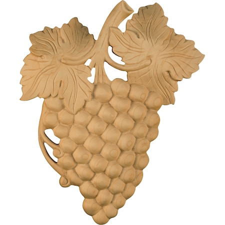 Osborne Wood Products 8 1/2 x 7 x 1 Dense Grape Cluster in Hard Maple 7510HM